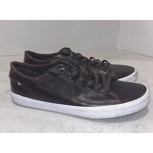 Sperry Top Sider Striper II LTT Low Mens US 9.5 Shoes Brown Casual Boat Sneakers